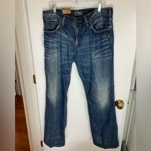 Nash Silver, Classic Fit, Straight Leg, Men's Jeans, Size 38X32